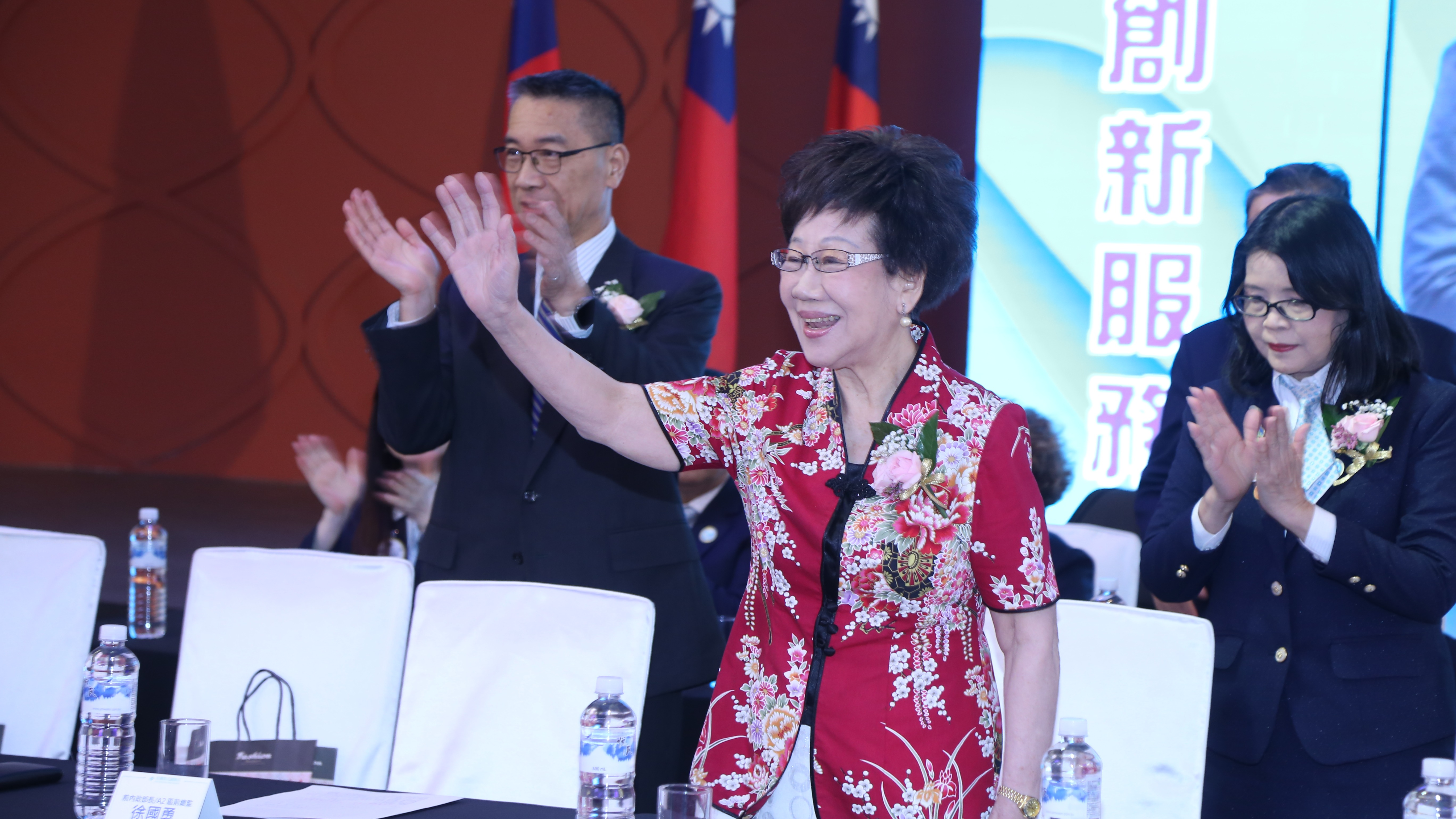 警雁獅子會會長交接典禮 呂前副總統前來祝賀