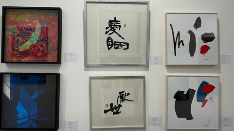 厭世書法風席捲義大利米蘭藝術博覽會，歐洲人好奇駐足觀看