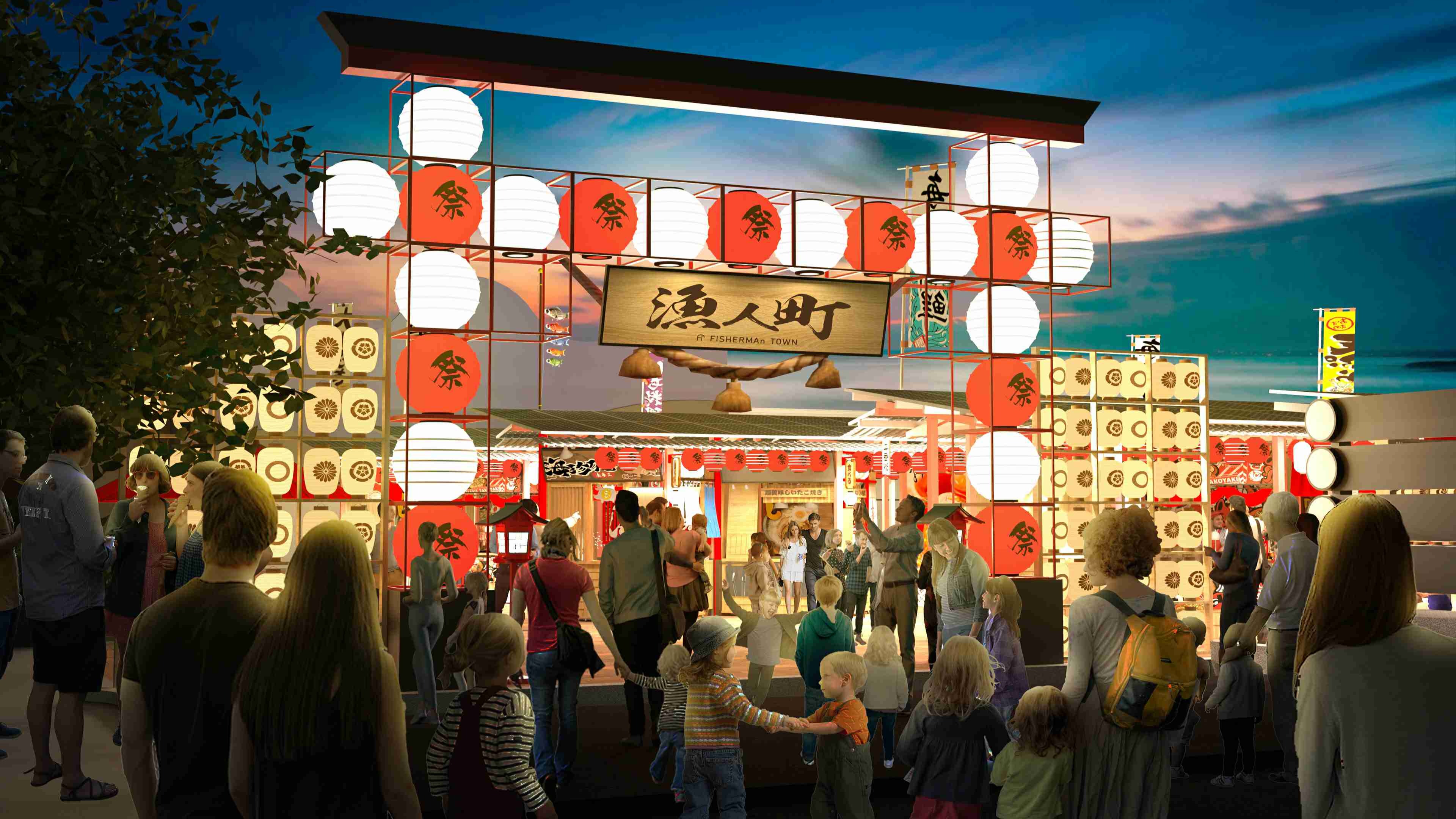 超夢幻夜市登場！全台唯一漁人町星光市集！結合日本風情與台灣美食，驚豔你的視覺及味覺！