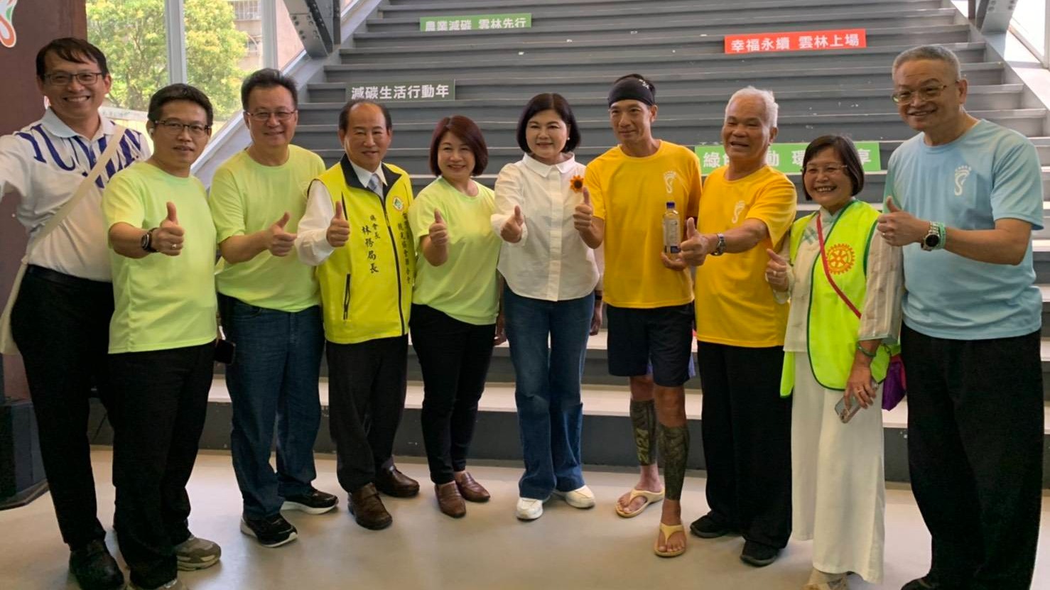 「第一屆蔬跑盃」雲林古坑綠色隧道起跑!台灣區觀光協會聯合總會總會長林務局長號召全體参加 ，推動素食聯播網