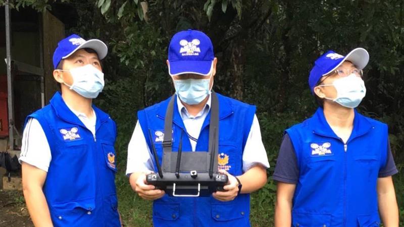 新北警無人機隊 加入虎豹潭搜救