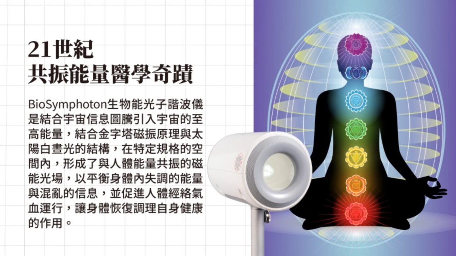 瑛誼綠科技推出BioSymphoton生物能光子諧波儀：神秘的宇宙能量引領健康革命
