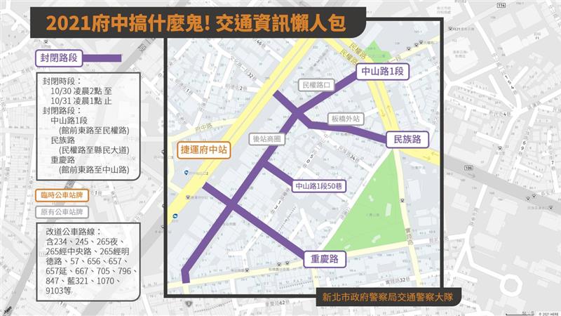 府中搞什麼鬼！道路交通管制與公車改道 資訊懶人包