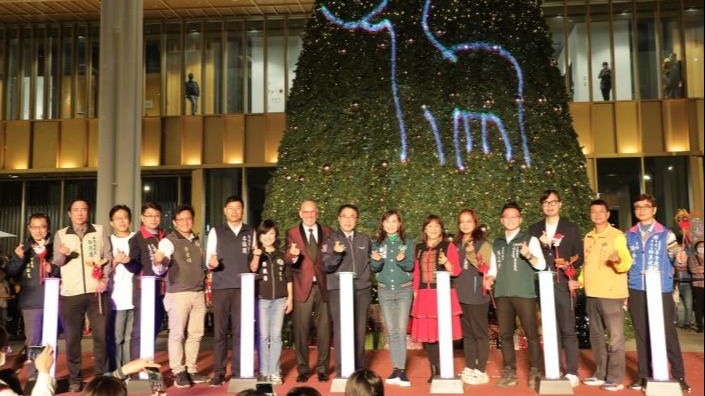 永康總圖2023耶誕點燈-照亮新原點打造最「原」味的聖誕節！