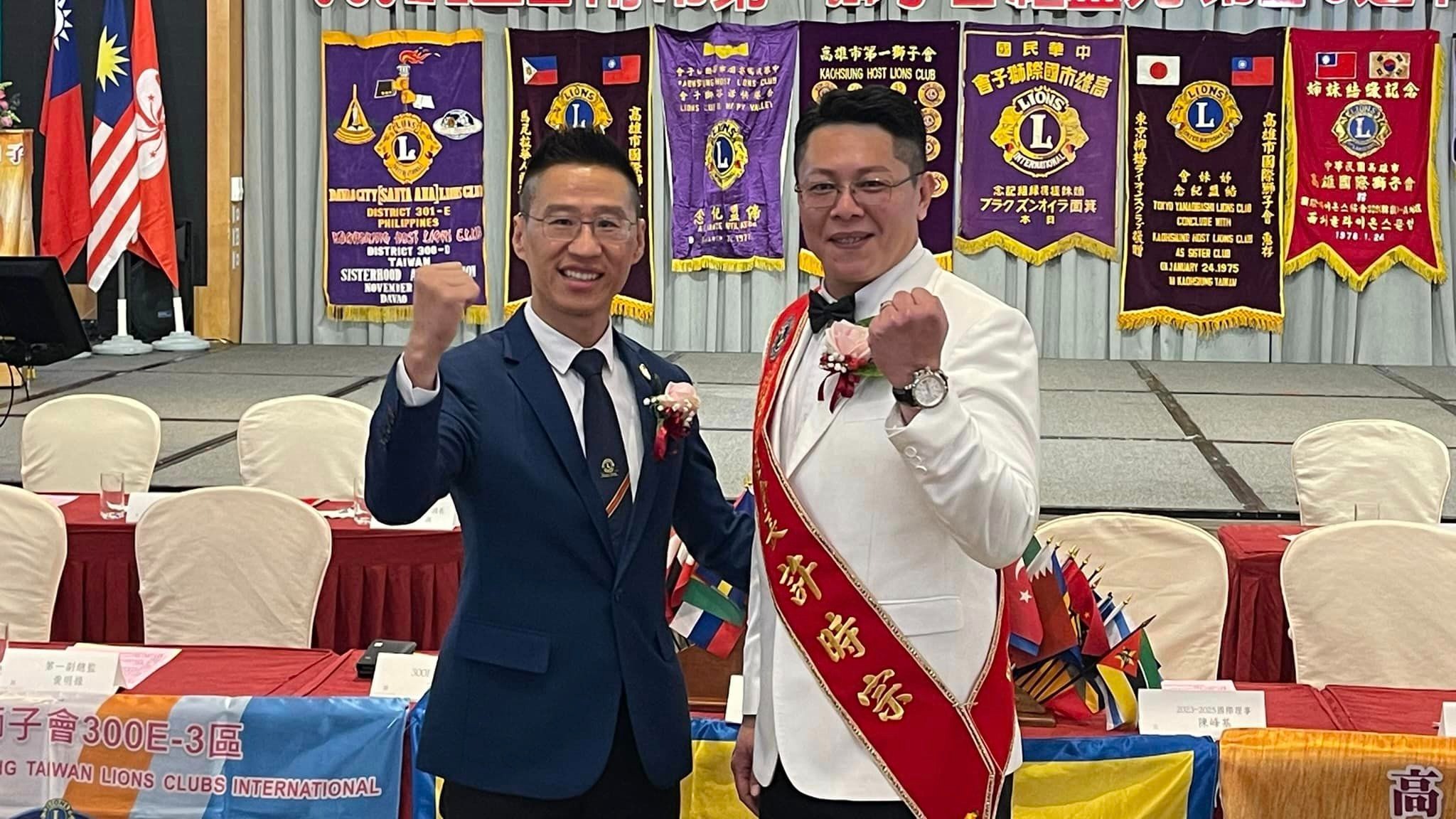 國際獅子會300E3區 第一獅子會許時宗會長宣布 創立高科大第一青少獅子會，傳承獅子精神與社會大愛
