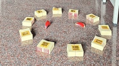 雲林太昊殿 祈願世界和平 八卦祖師靈驗 建廟以來首次立杯(立筊)擲筊奇蹟現身