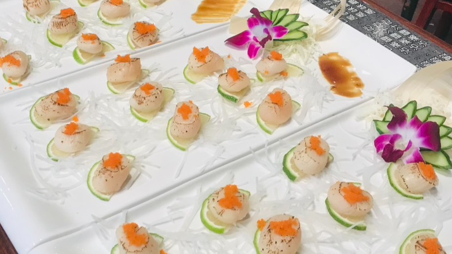 【六少爺明星炙燒單品　烏魚子 × 油魚子 × 大干貝　火焰演繹的極致海味】