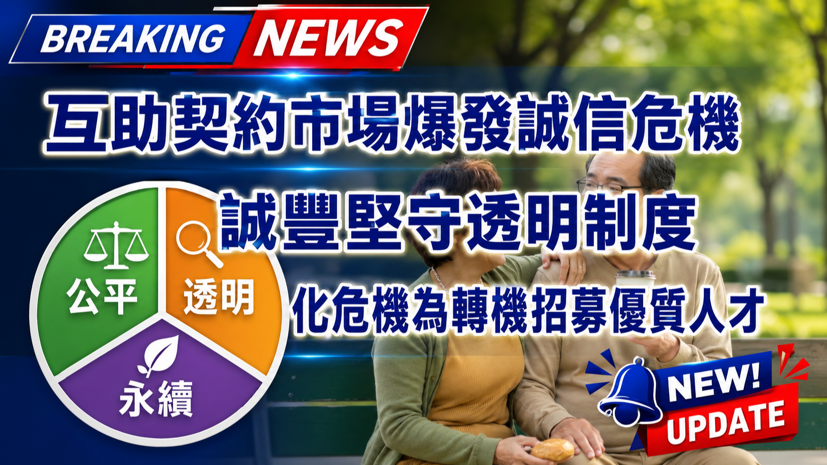 互助契約市場爆發誠信危機　誠豐堅守透明制度　化危機為轉機招募優質人才