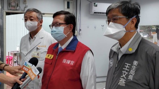桃園市長鄭文燦視察因應快篩陽性視同確診上路 桃園市12處社區採檢站轉型成社區醫療站