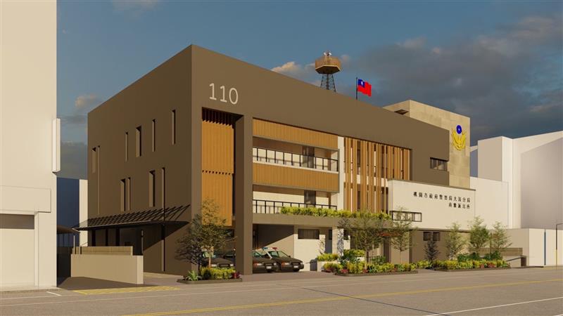 「大溪分局南雅派出所新建工程」動土，建物融入大溪木雕特色，打造大溪警政新地標