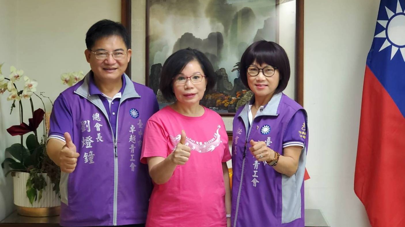 台中市卓越青工總會拜訪慈善藝術家陳俗蓉 共同推動公益活動  