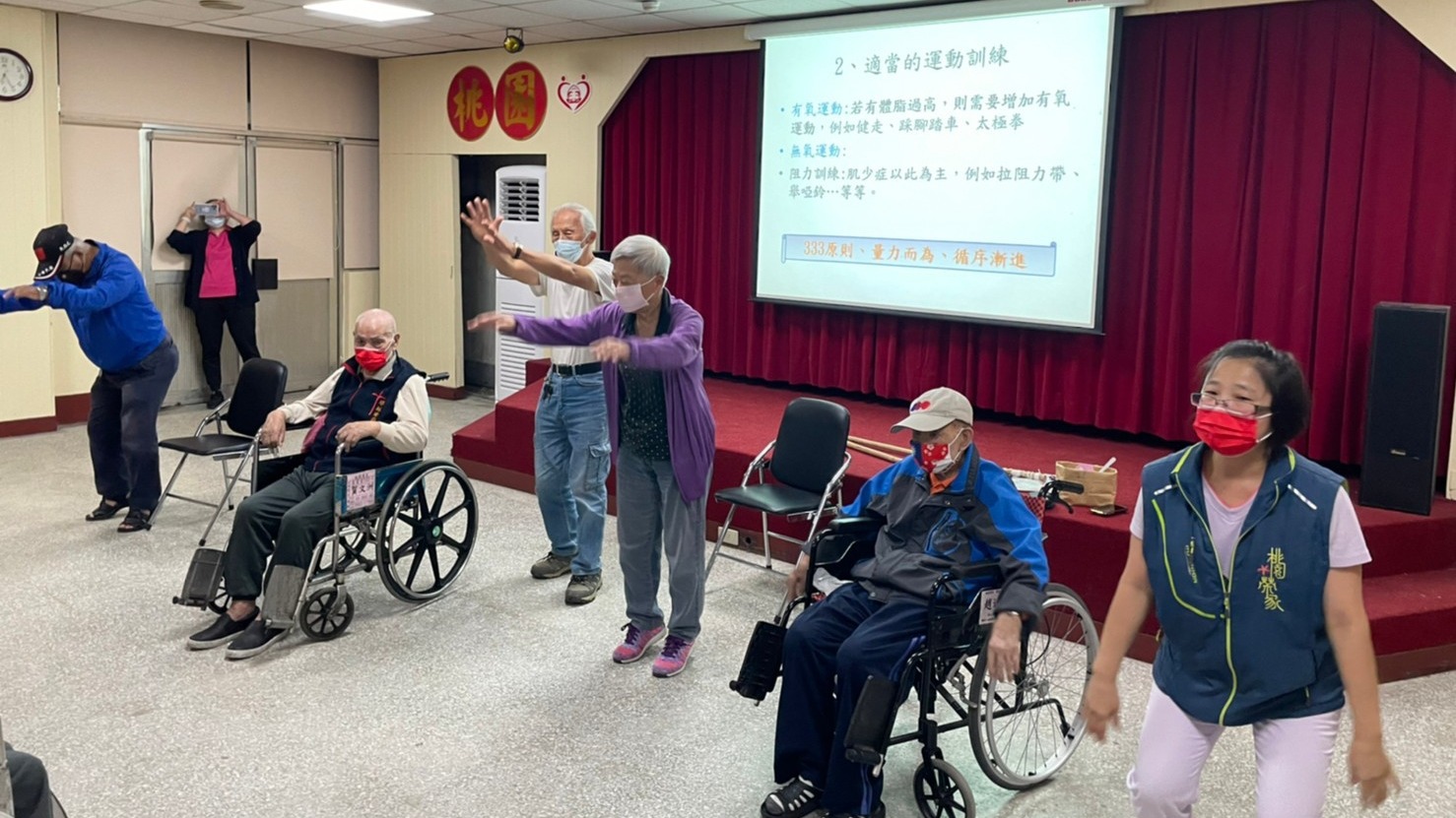 認識肌少症衛教  桃園榮家關心長輩正確保健