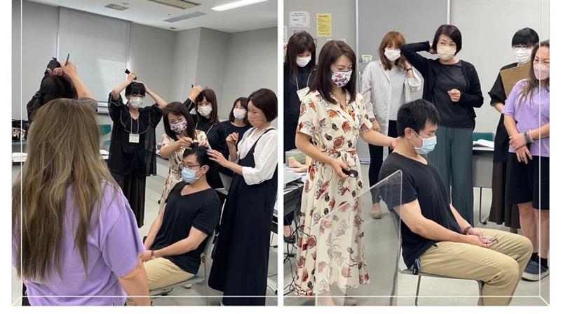 蕭維希老師以一條線讓臉部上提及一個杯子告別大餅臉成為跨國際美容講師